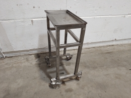 Rvs mobiel onderstel - 60x46x94 cm 
